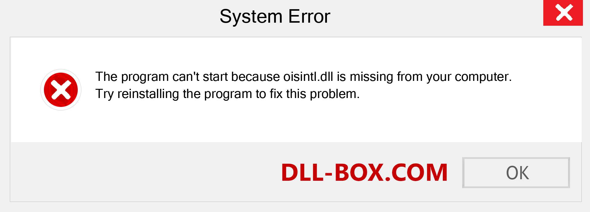  oisintl.dll file is missing?. Download for Windows 7, 8, 10 - Fix  oisintl dll Missing Error on Windows, photos, images